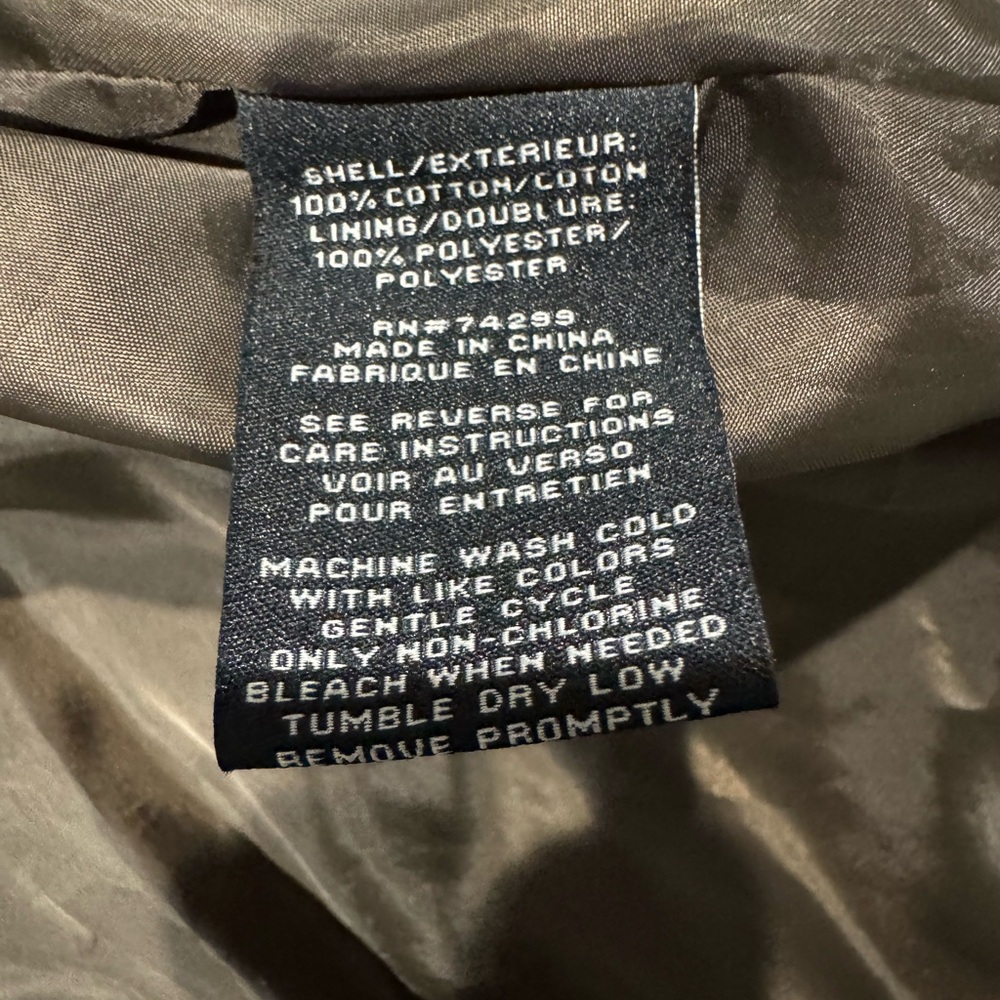Madden NYC Jacket Olive Green  5 Star General Military Style Field Jacket Small - Picture 9 of 10